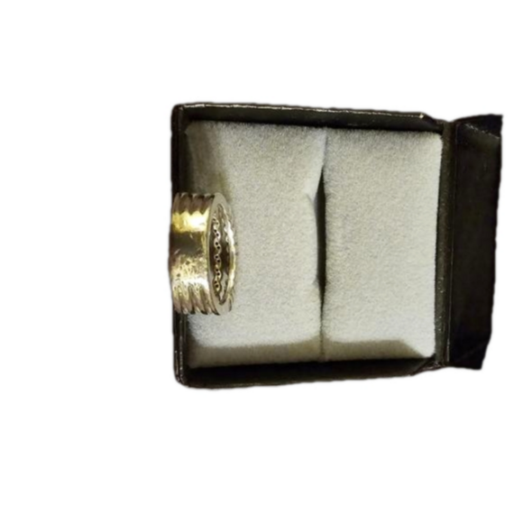 Sterling Silver and Diamond Stack look ring. Size 7. Purchased from Sam's Club. - Picture 4 of 7